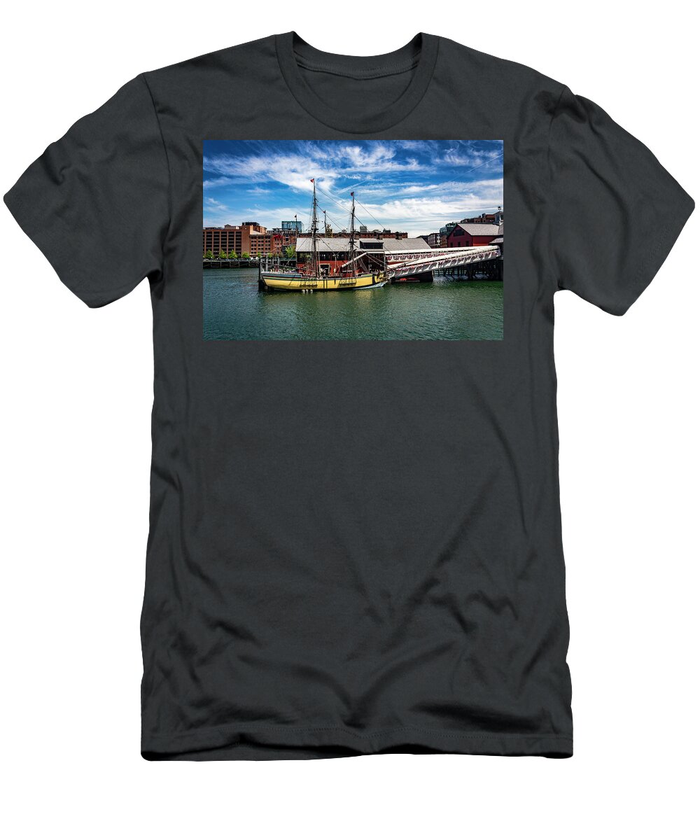 Boston T-Shirt featuring the photograph Boston Series 4856 by Carlos Diaz