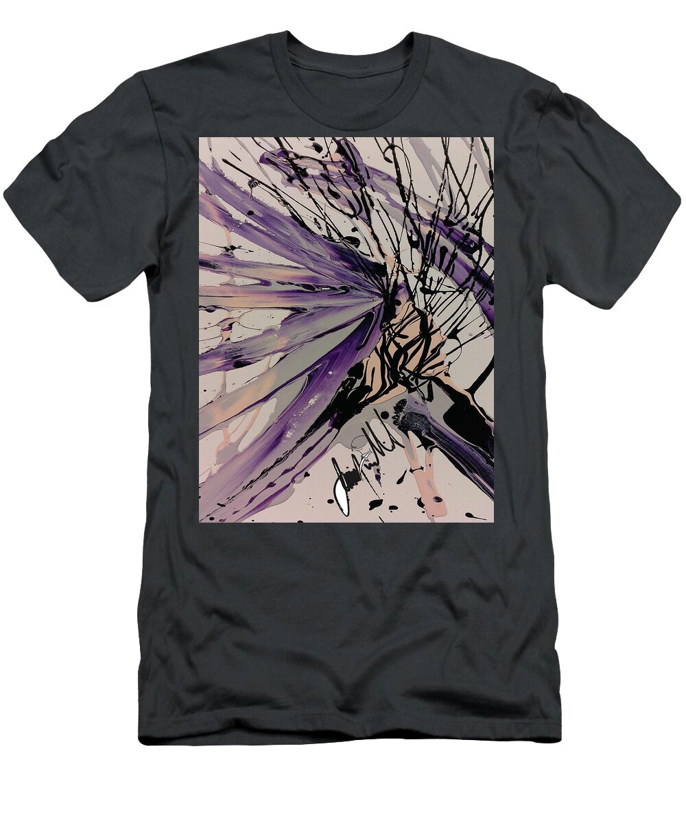  T-Shirt featuring the digital art Burst by Jimmy Williams