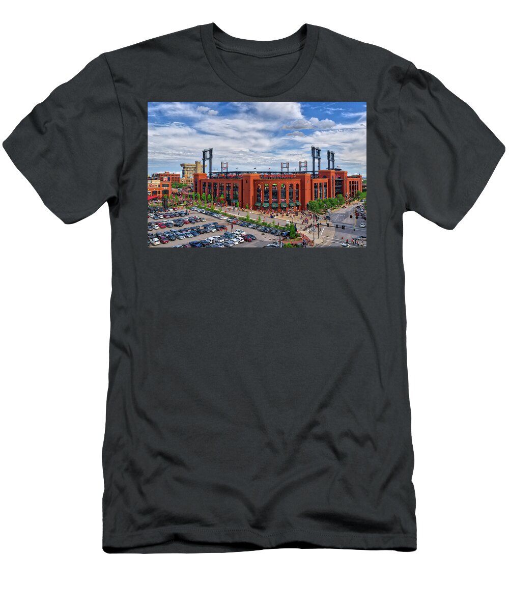 Busch Stadium T-Shirt featuring the photograph Busch Stadium by Randall Allen