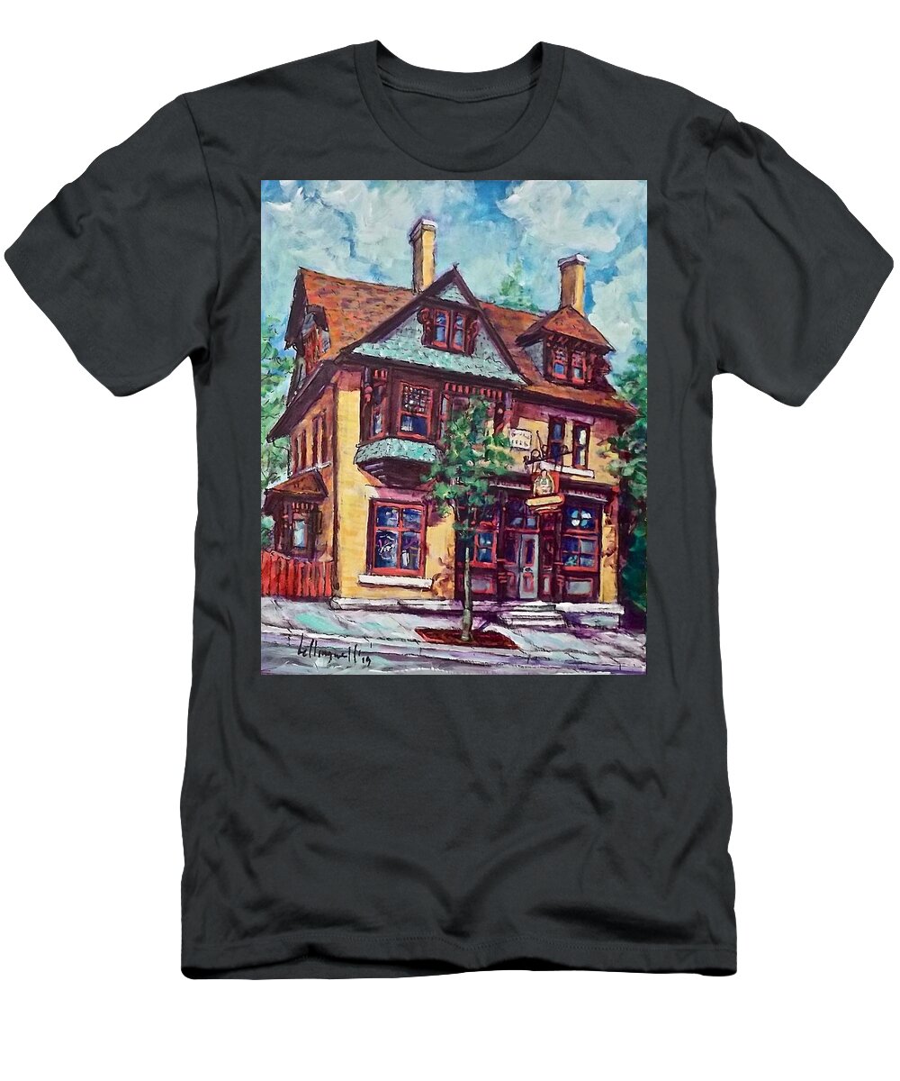 Painting T-Shirt featuring the painting C. Wieslers by Les Leffingwell