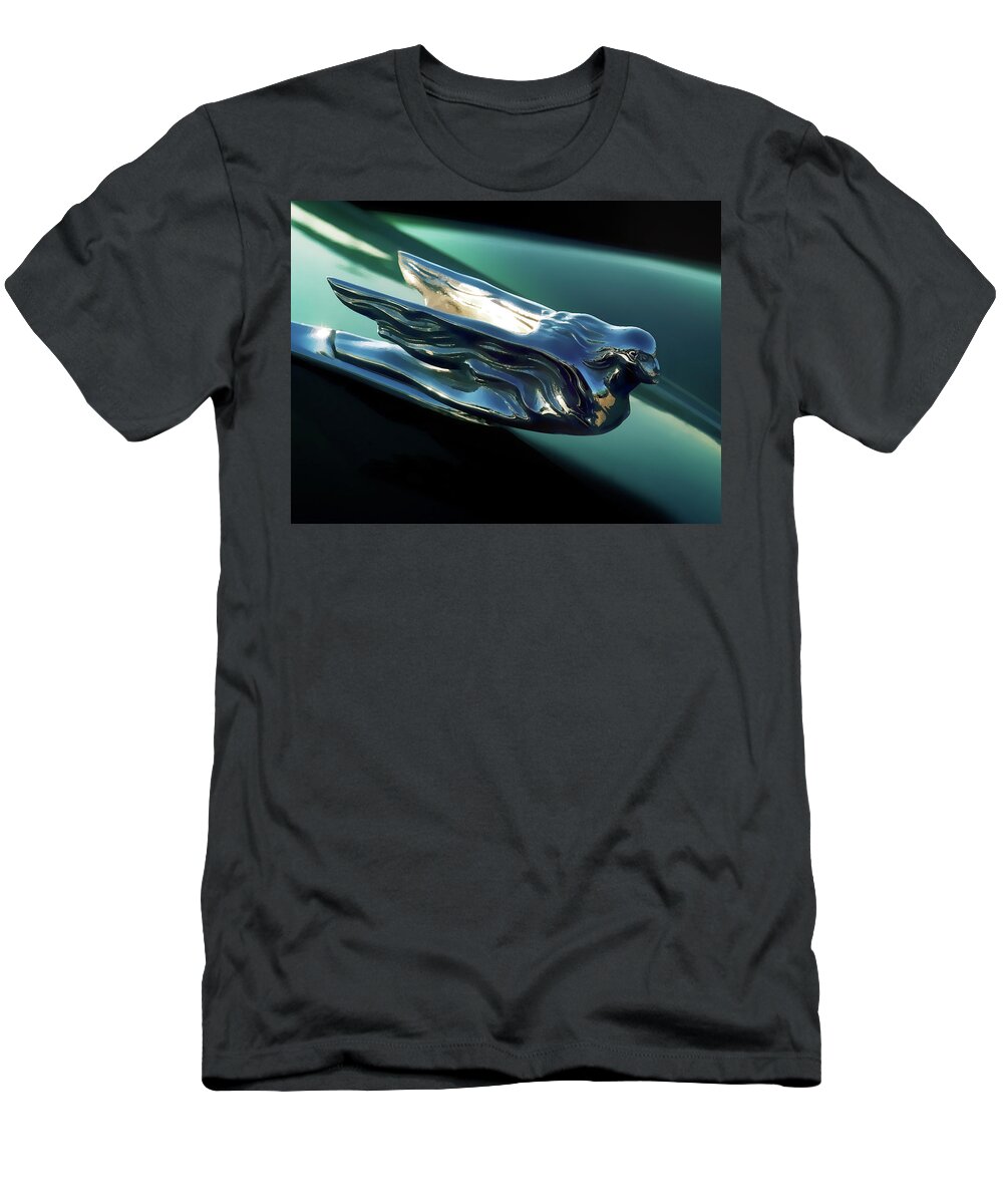 Cadillac T-Shirt featuring the digital art Cadillac Hood Ornament by Douglas Pittman