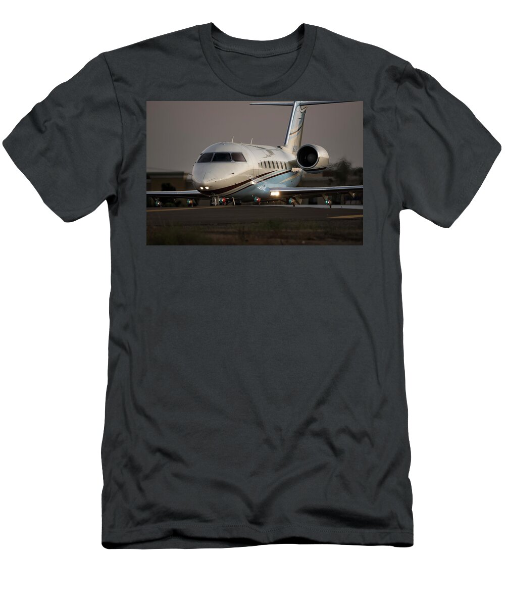 Aircraft T-Shirt featuring the photograph Canadair Ltd by James David Phenicie