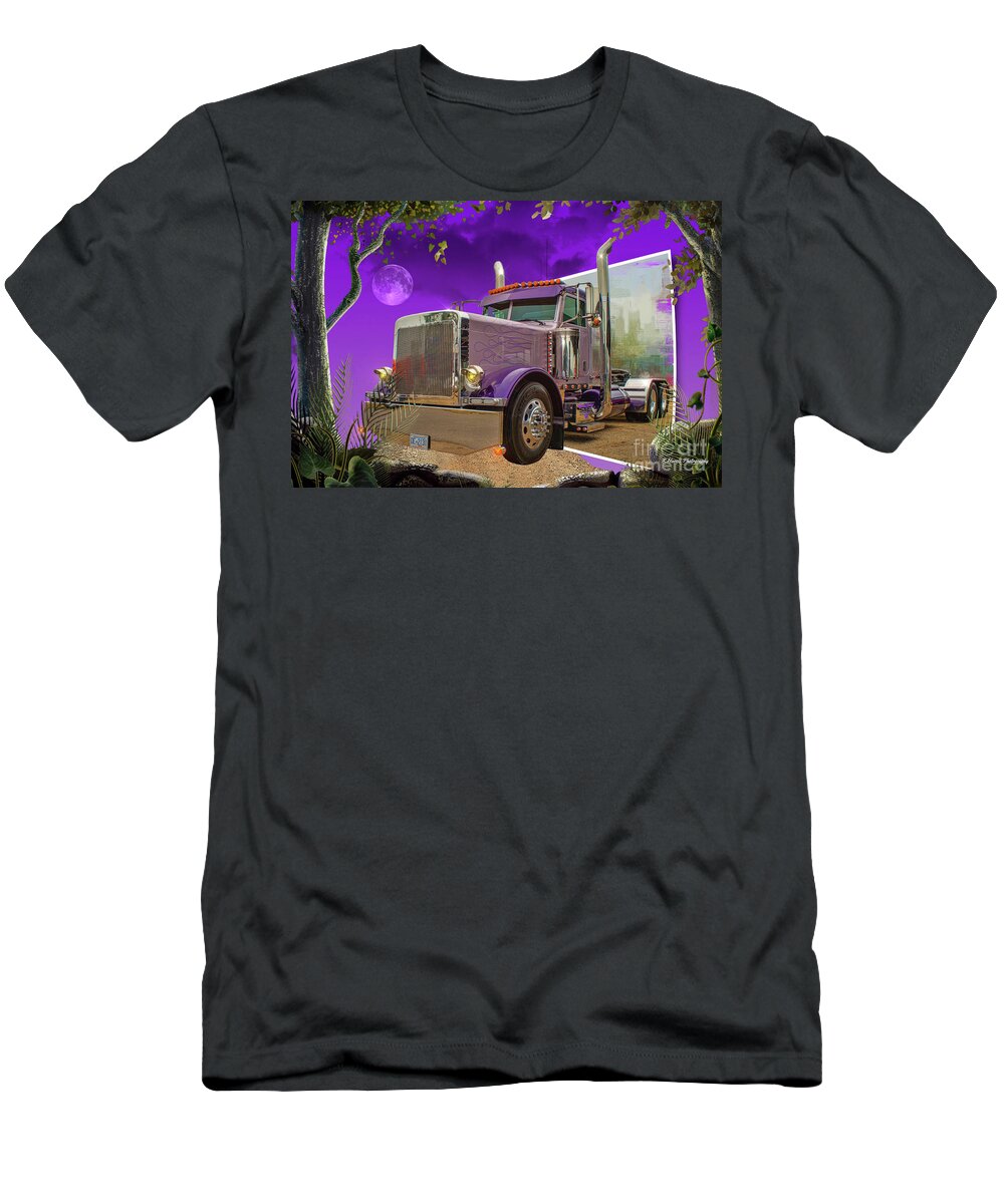 Big Rigs T-Shirt featuring the photograph Catr9303a-19 by Randy Harris