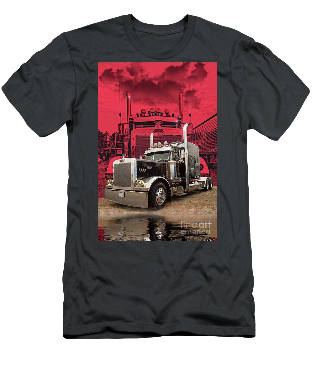 Big Rigs T-Shirt featuring the photograph Catr9546-19 by Randy Harris