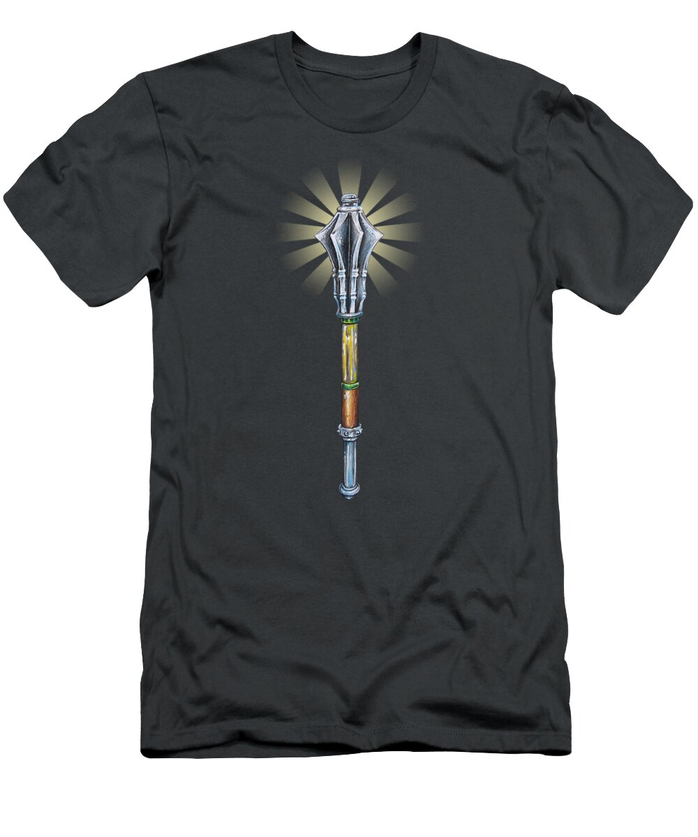 Cleric T-Shirt featuring the drawing Cleric by Aaron Spong