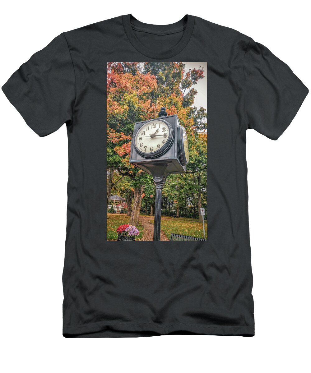 Clock T-Shirt featuring the photograph Clock by Michelle Wittensoldner