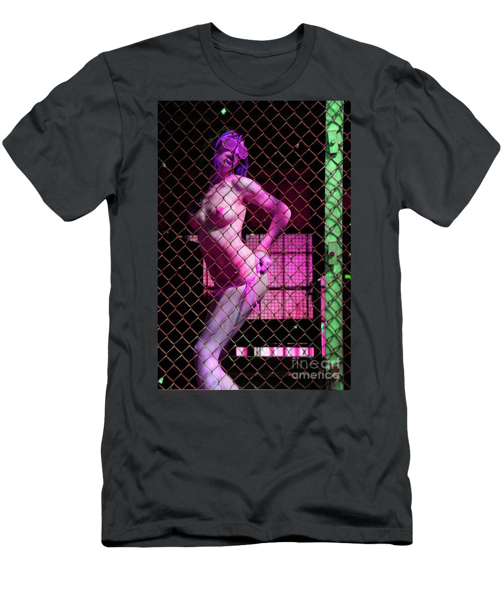 Girl T-Shirt featuring the photograph Closing The Rave by Robert WK Clark