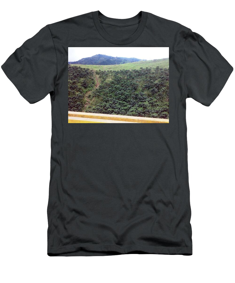  T-Shirt featuring the photograph coffee plantation from Chinchina, Colombia by Nestor Cardona Cardona