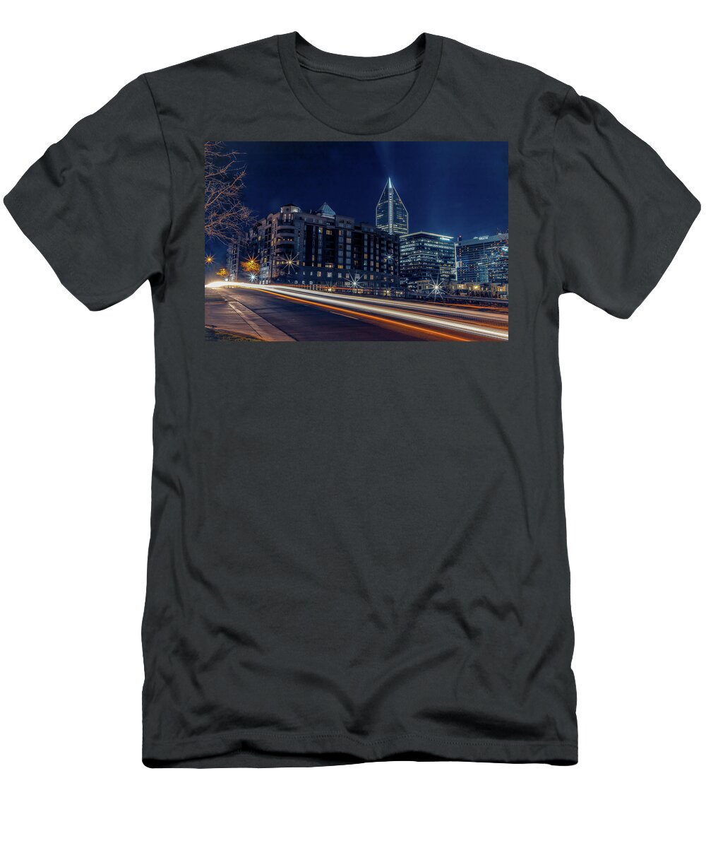 City T-Shirt featuring the photograph Cold City Streets by Ant Pruitt