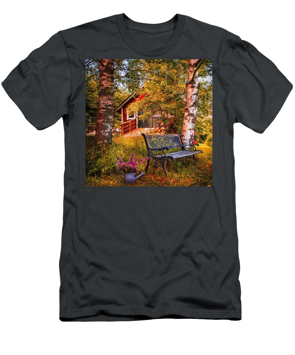 Appalachia T-Shirt featuring the photograph Come Back Home on an Autumn Afternoon by Debra and Dave Vanderlaan