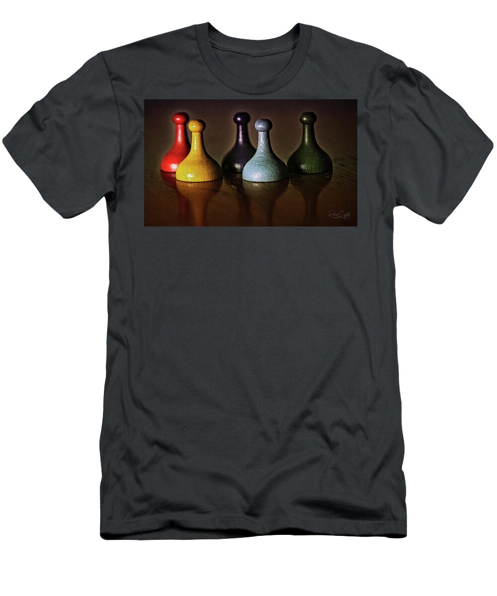 Game Pieces T-Shirt featuring the photograph Consider Your Next Move Carefully by Rene Crystal