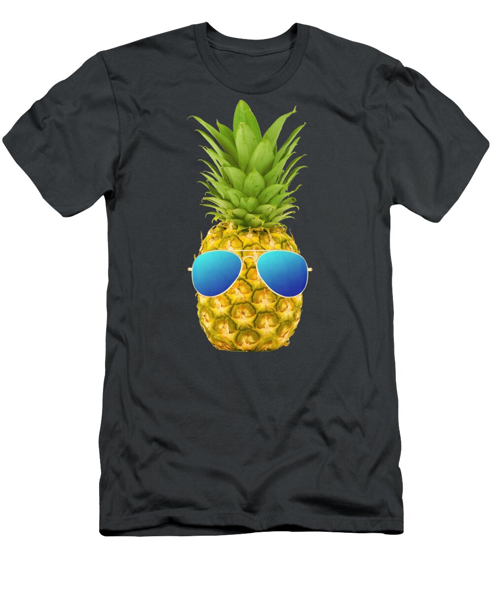 Pineapple T-Shirt featuring the digital art Cool Pineapple by Megan Miller