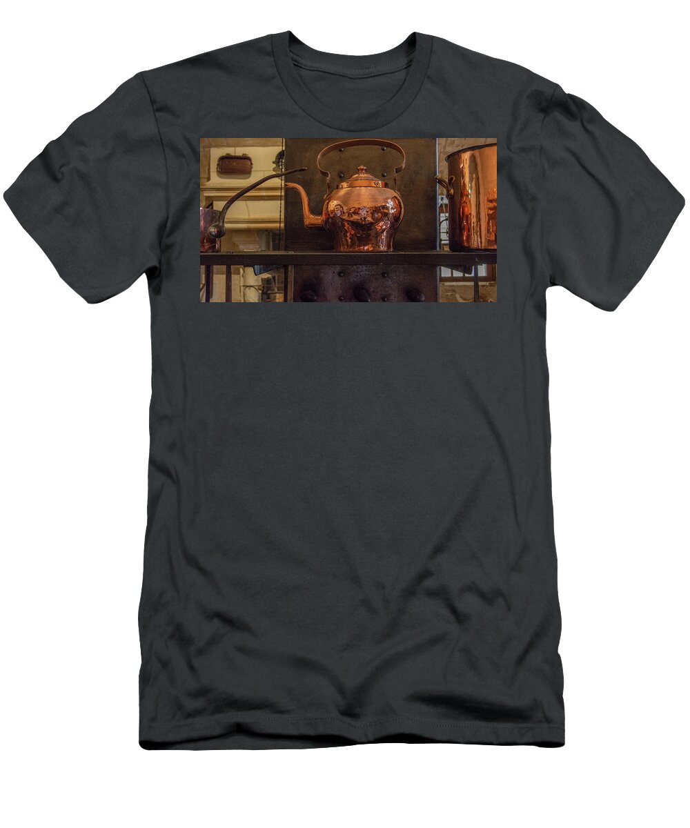 Copper Kettle T-Shirt featuring the photograph Copper Kettle by Marcy Wielfaert