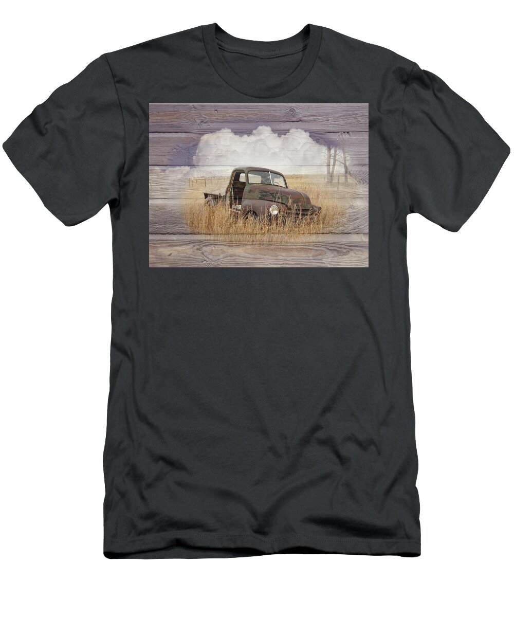 1948 T-Shirt featuring the photograph Country Chevy by Debra and Dave Vanderlaan