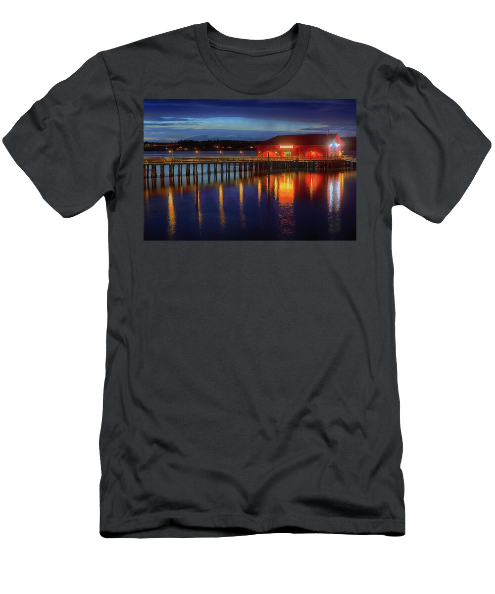 Boardwalk T-Shirt featuring the photograph Coupeville Wharf IV by Briand Sanderson