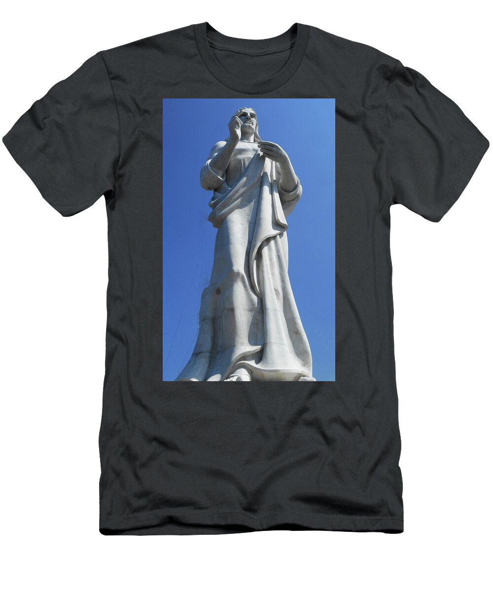 Havana T-Shirt featuring the photograph Cuba Statues 18 by Ron Kandt