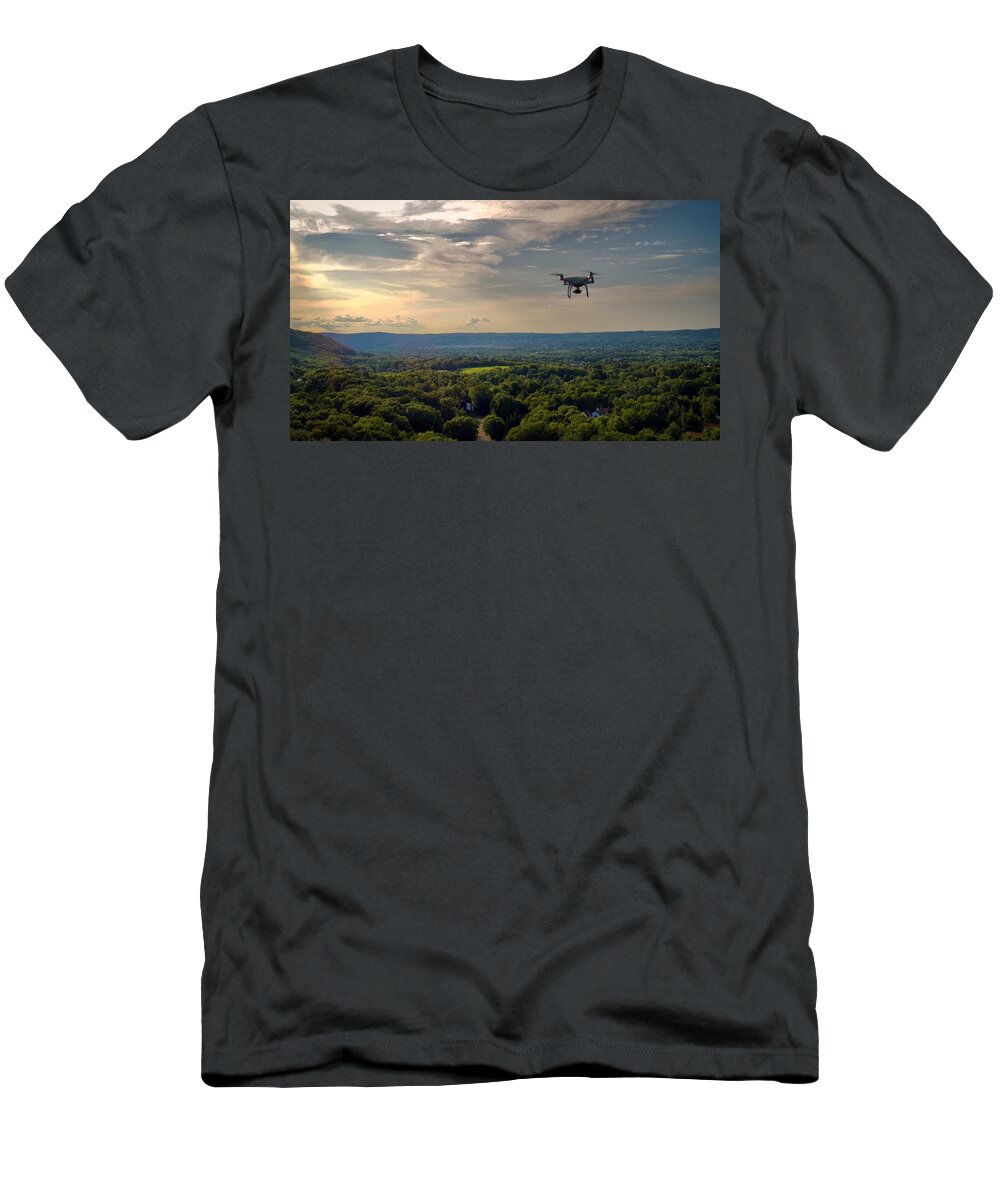Drone T-Shirt featuring the photograph D R O N E by Anthony Giammarino
