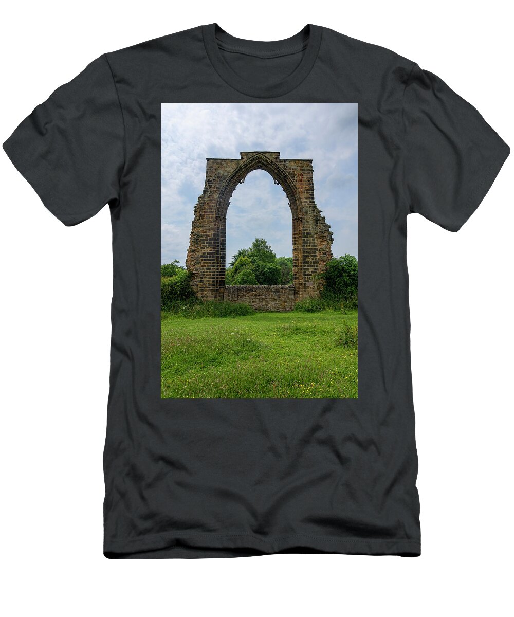 Darley Dale T-Shirt featuring the photograph Darley Dale Abbey by Steev Stamford