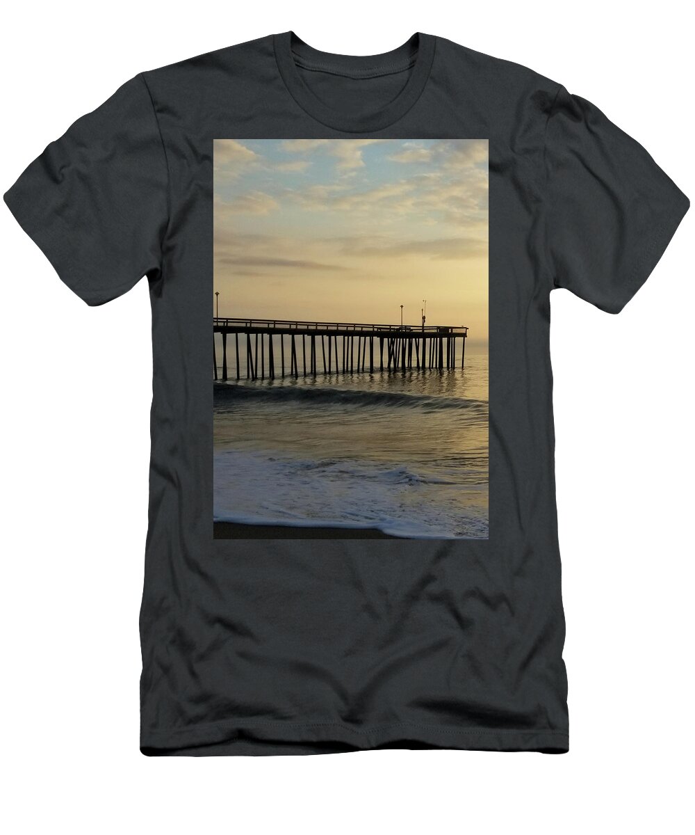 Water T-Shirt featuring the photograph Daybreak Over The Ocean 1 by Robert Banach