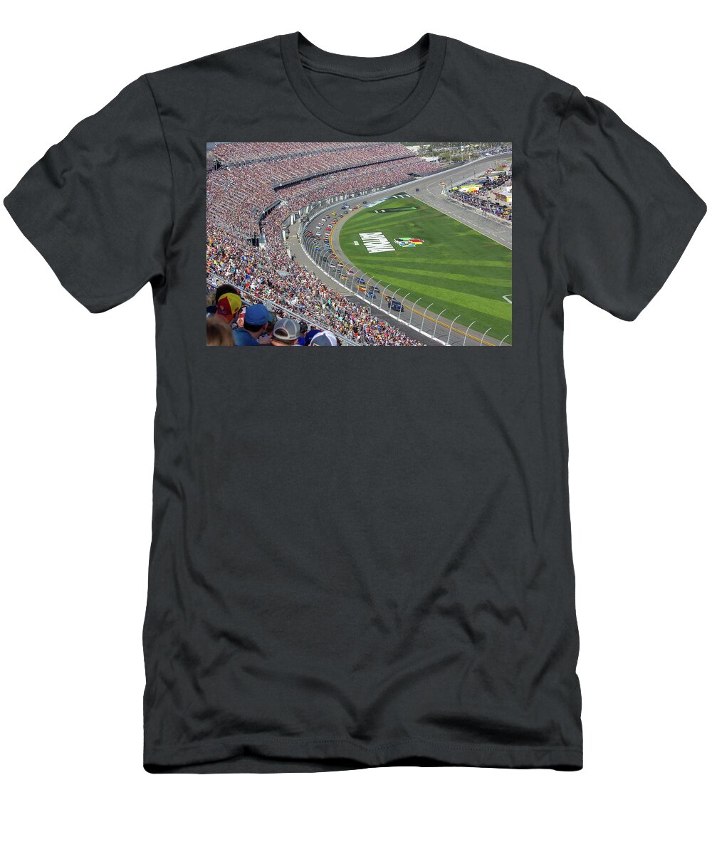 Racing Daytona Nascar T-Shirt featuring the photograph Daytona 500 by Rocco Silvestri