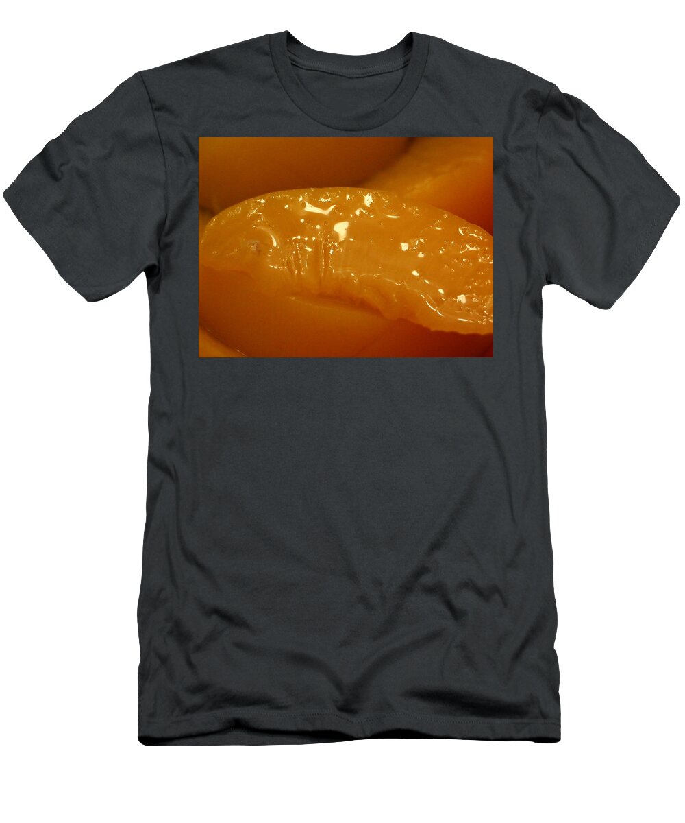 Peaches T-Shirt featuring the photograph Delicious Fruit by The Art Of Marilyn Ridoutt-Greene