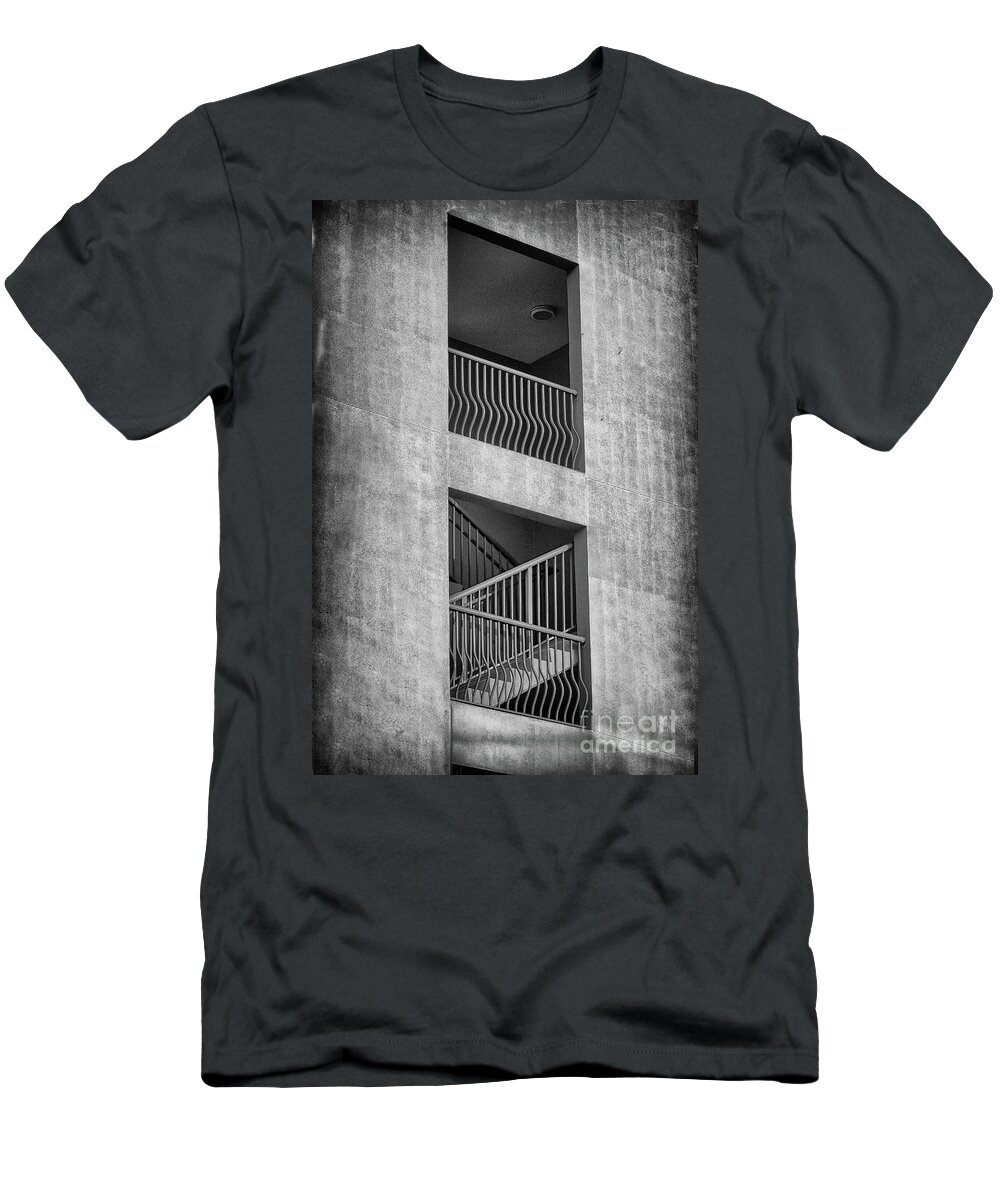 Stair T-Shirt featuring the photograph Don't Stair by Karen Adams