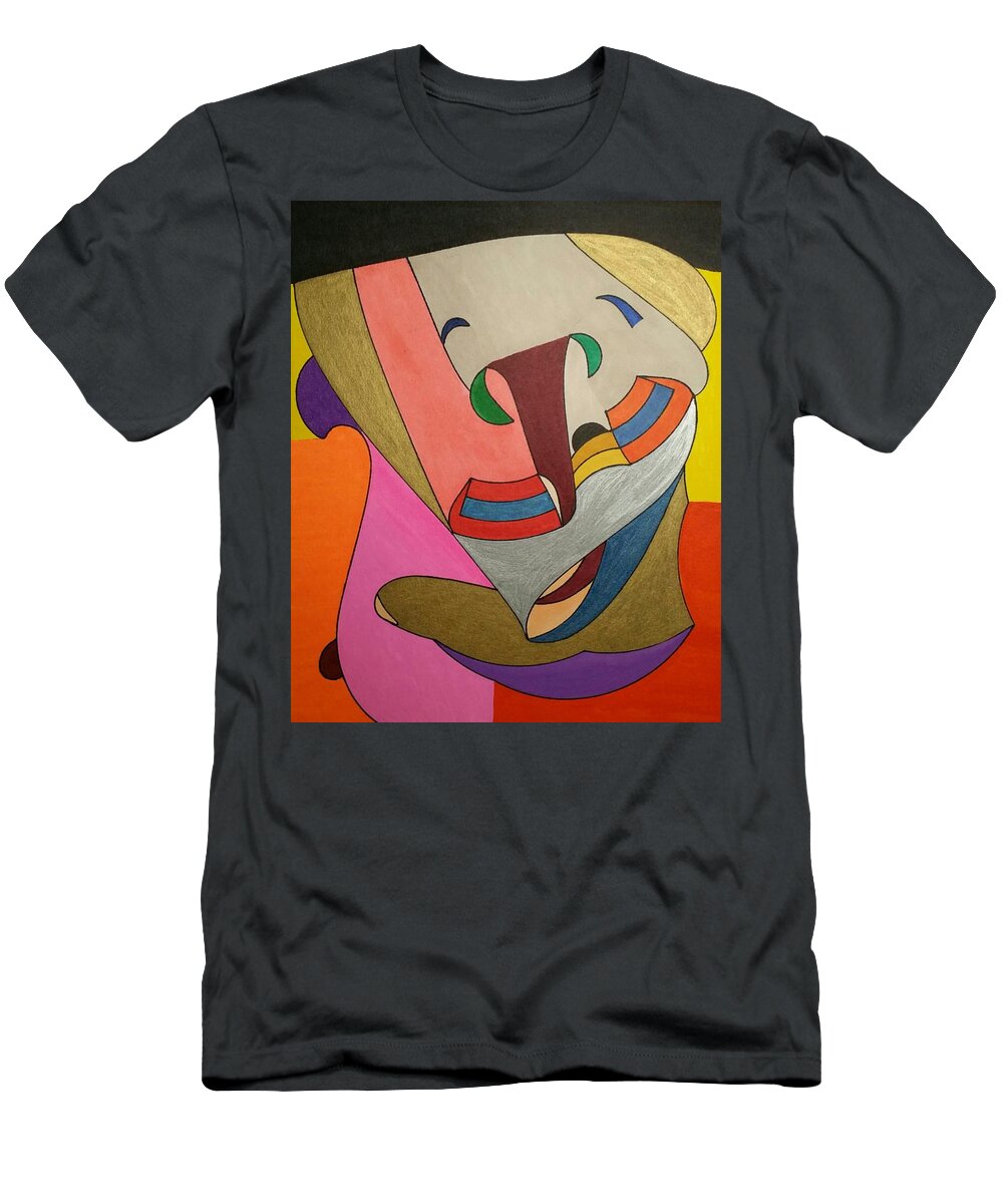 Geo - Organic Art T-Shirt featuring the painting Dream 337 by S S-ray