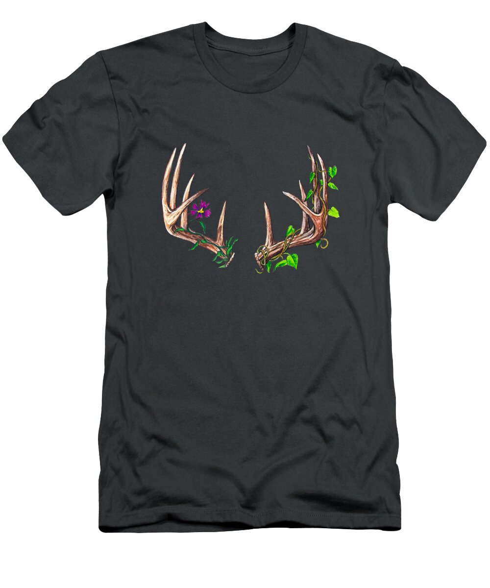 Druid T-Shirt featuring the drawing Druid by Aaron Spong