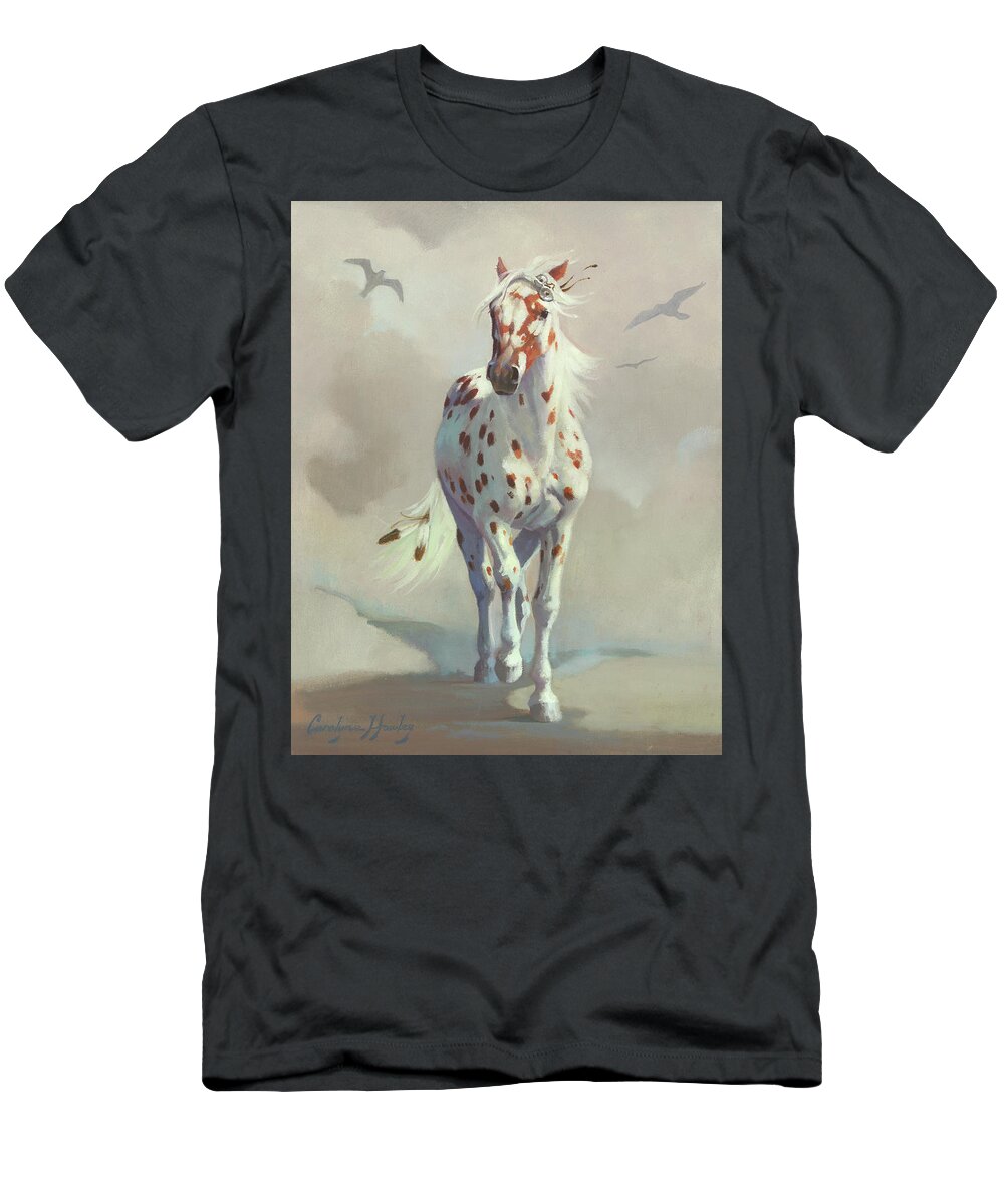 Western Art T-Shirt featuring the photograph Eagle's Journey by Carolyne Hawley