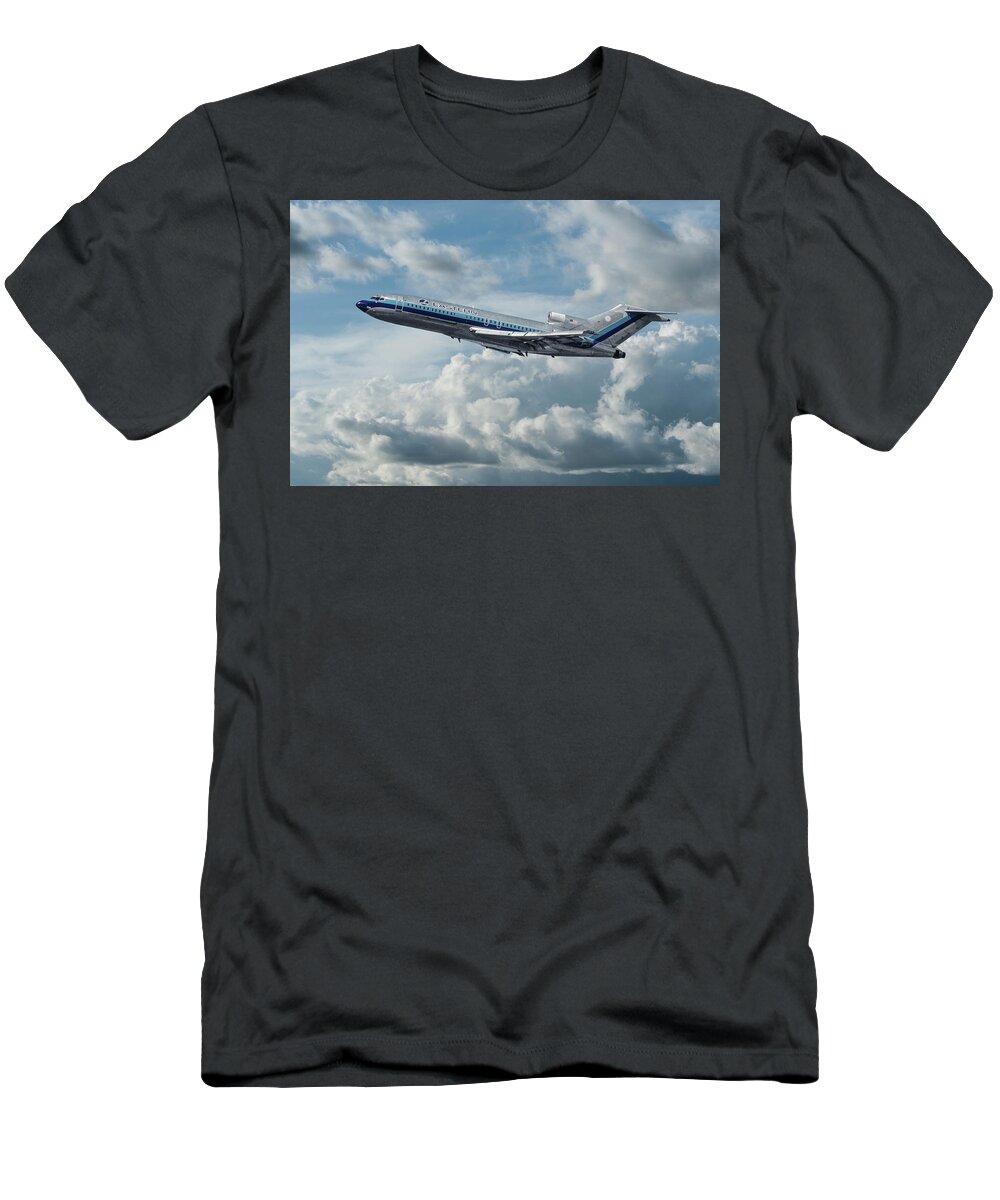 Eastern Airlines T-Shirt featuring the photograph Eastern Airlines Boeing 727 by Erik Simonsen