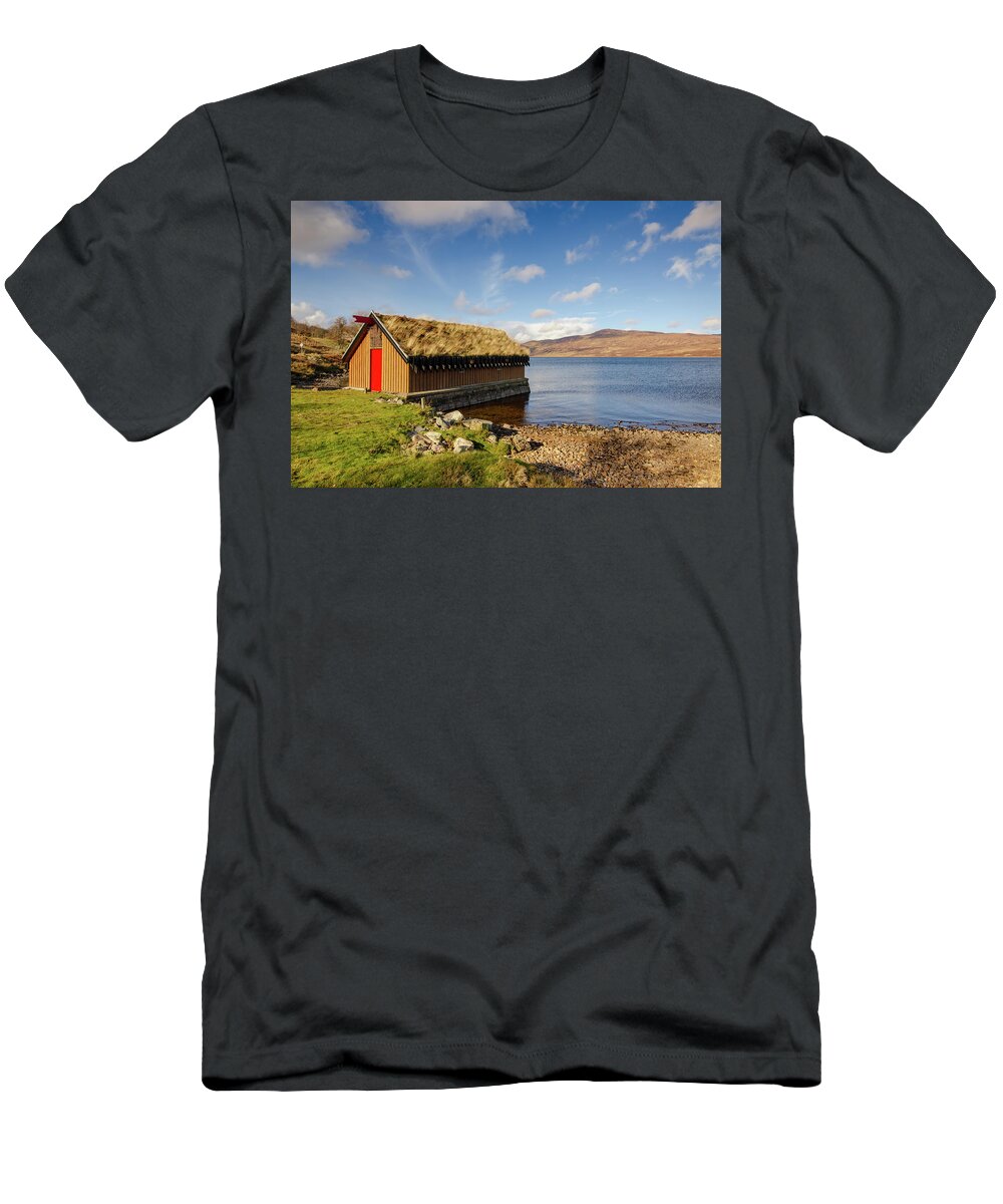 Loch Craggie T-Shirt featuring the mixed media Eco Friendly by Smart Aviation