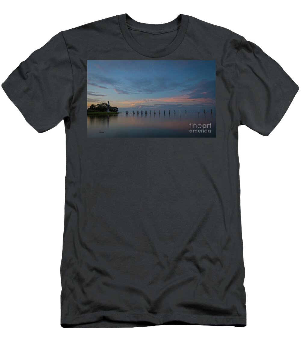 Sunrises T-Shirt featuring the photograph Epic Lighthouse Sunrise by DB Hayes