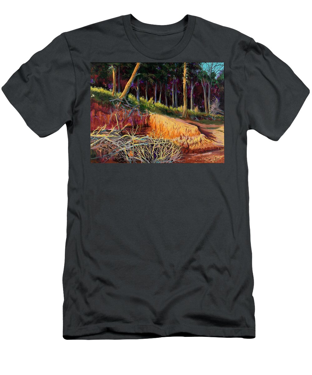 Eufala T-Shirt featuring the painting Eufala by Cynthia Westbrook