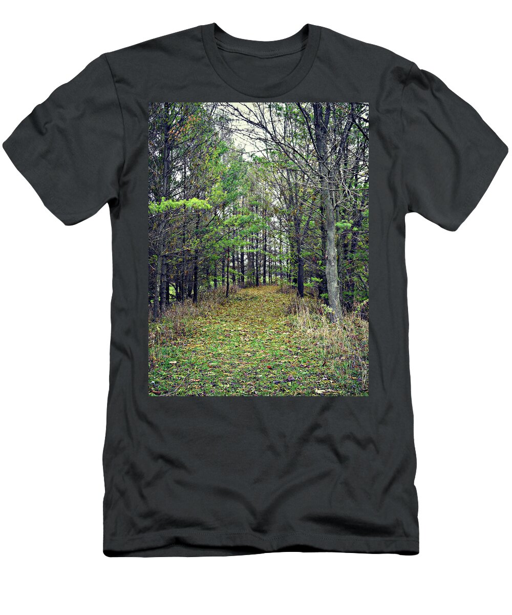 Exploration T-Shirt featuring the photograph Exploration by Cyryn Fyrcyd