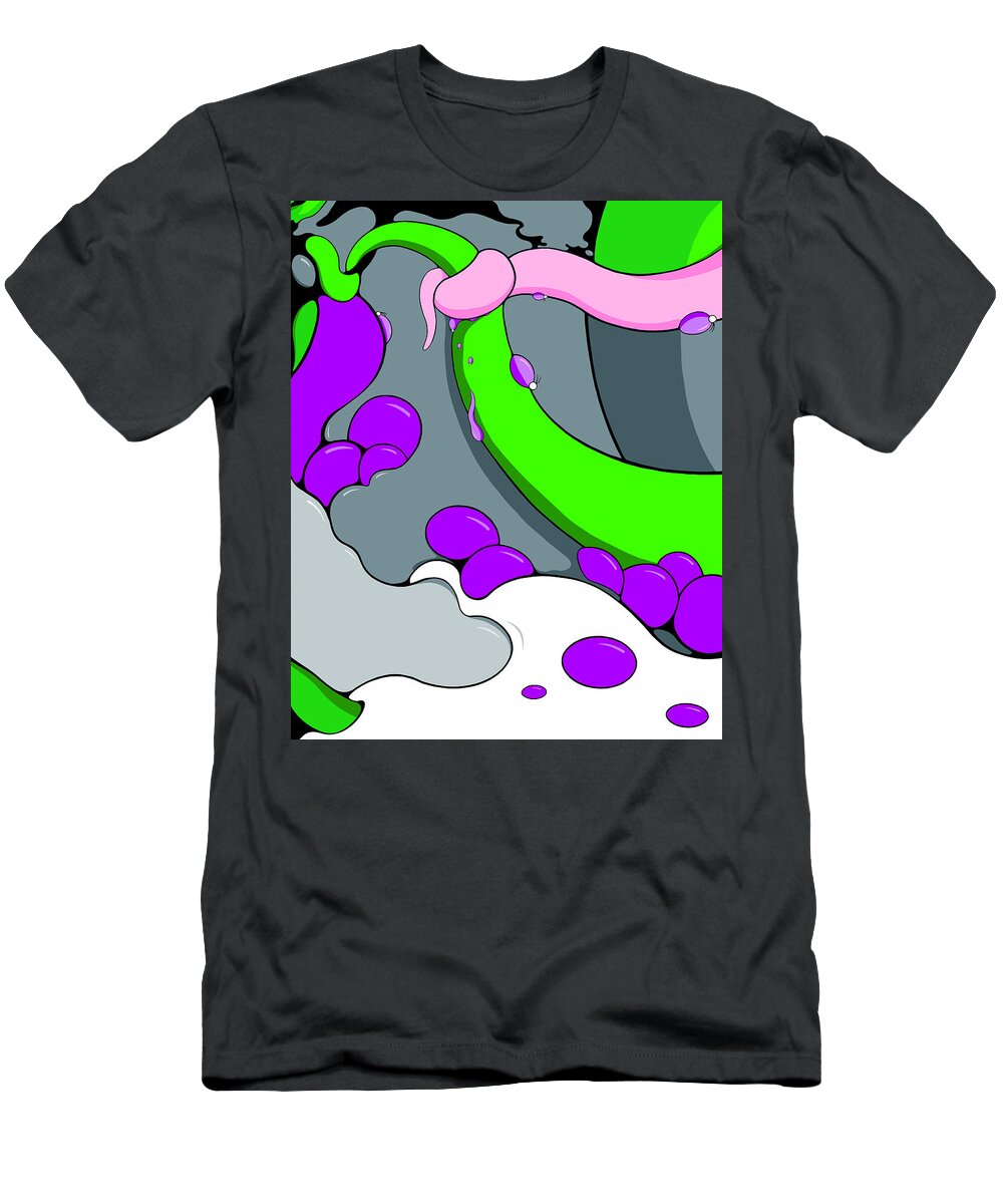 Vines T-Shirt featuring the drawing Extracted by Craig Tilley