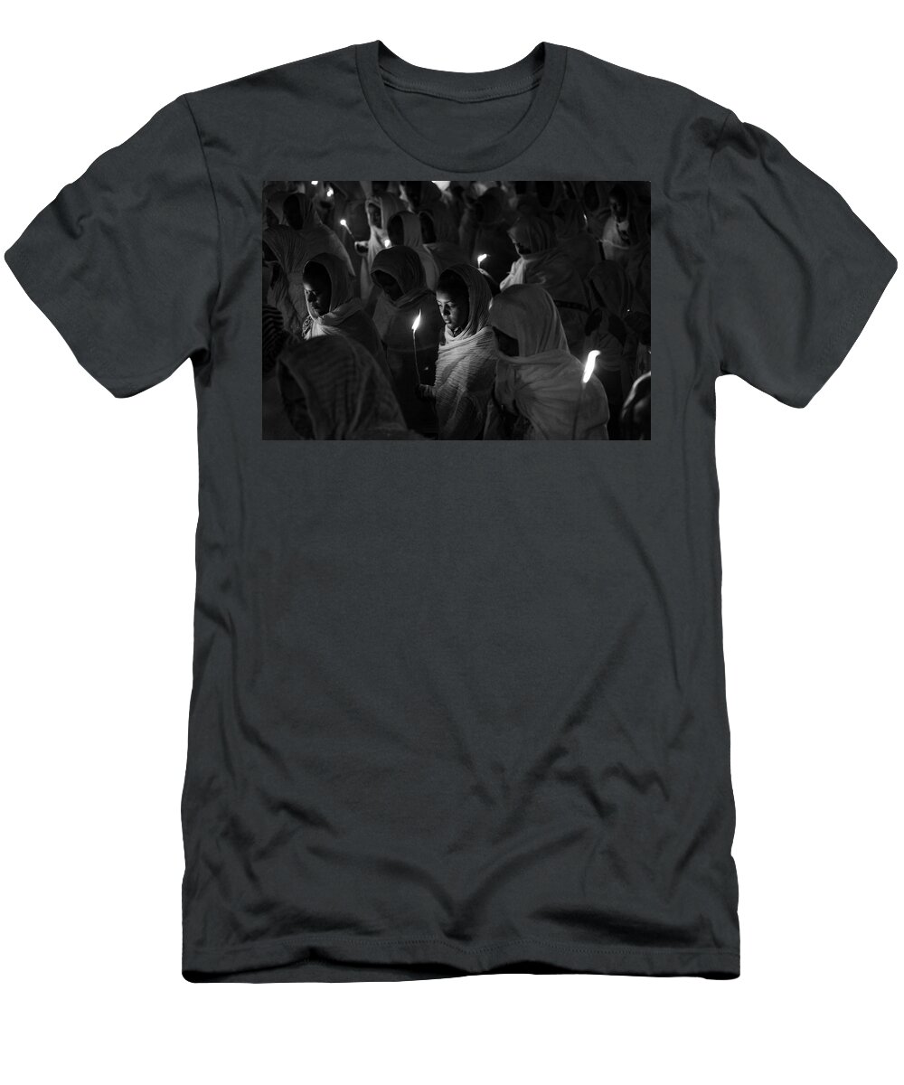 Faith T-Shirt featuring the photograph Faith in Numbers by Alex Lapidus