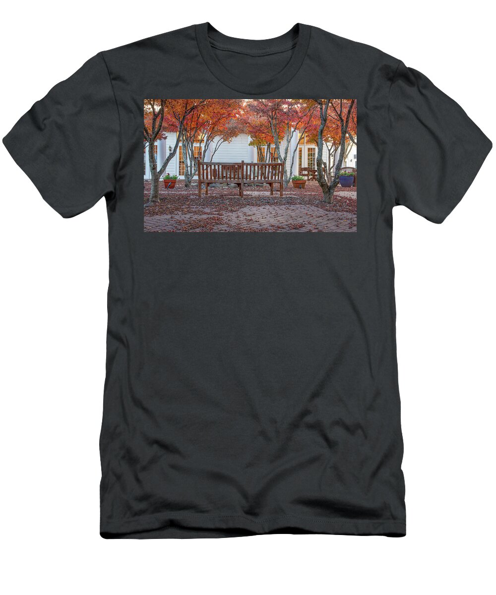 Galloway Ridge T-Shirt featuring the photograph Fall at Galloway by Minnie Gallman