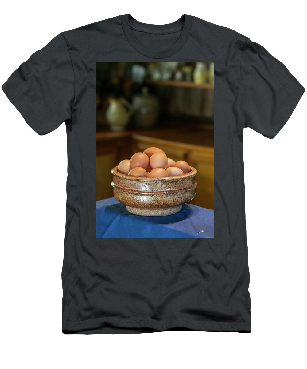Eggs T-Shirt featuring the photograph Farm Fresh Eggs by Jurgen Lorenzen