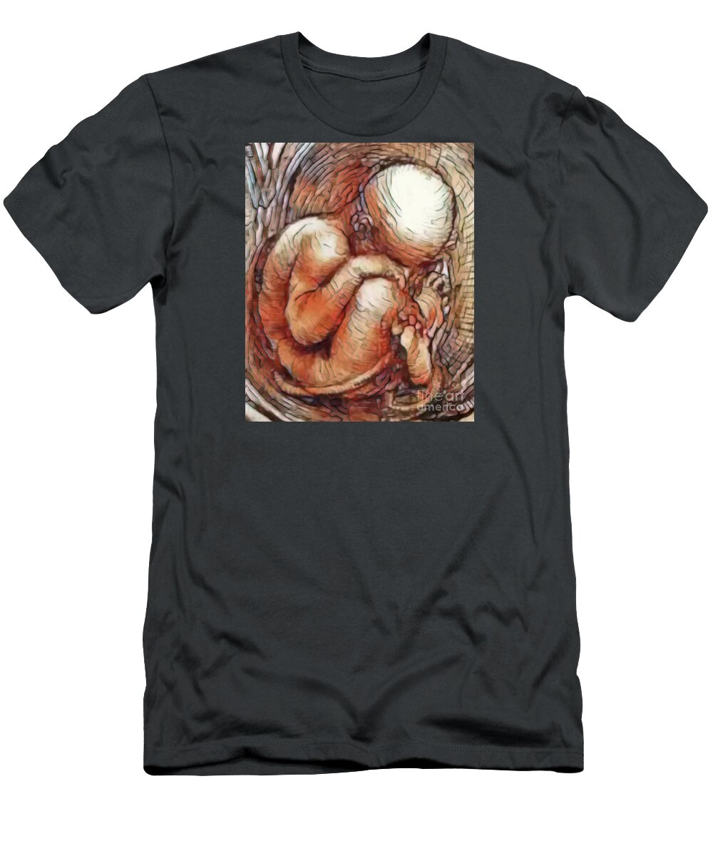 Classical T-Shirt featuring the digital art First Apartment by Jackie MacNair