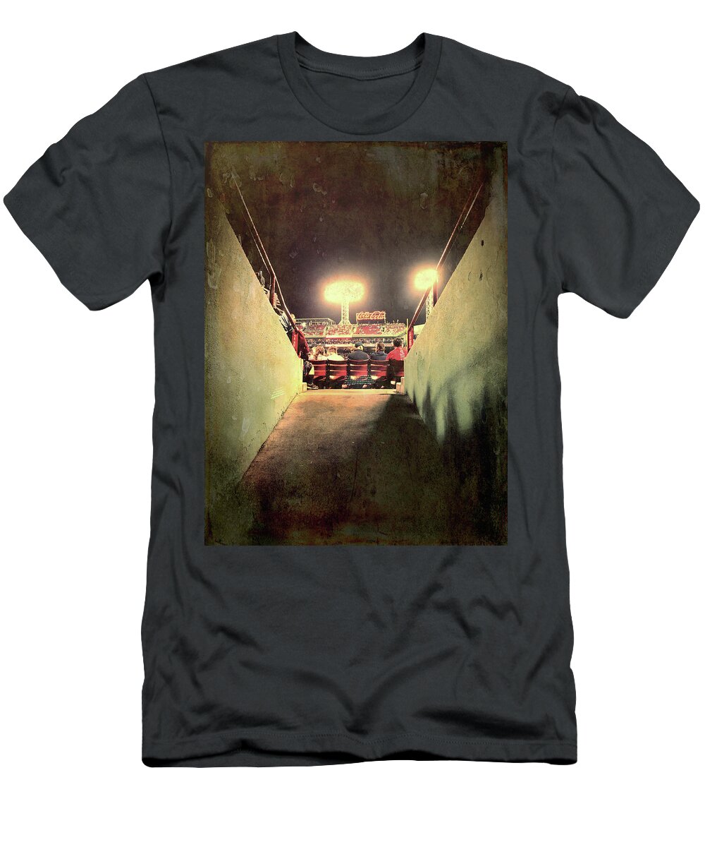 Fenway Park T-Shirt featuring the photograph Game Time - Fenway Park by Joann Vitali