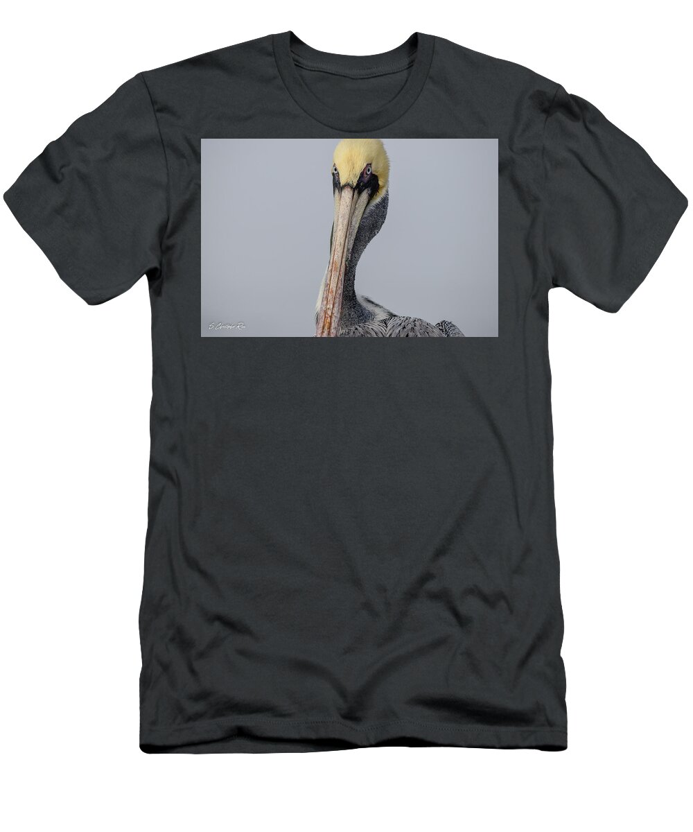 Brown T-Shirt featuring the photograph Gloomy and Gray by Christopher Rice