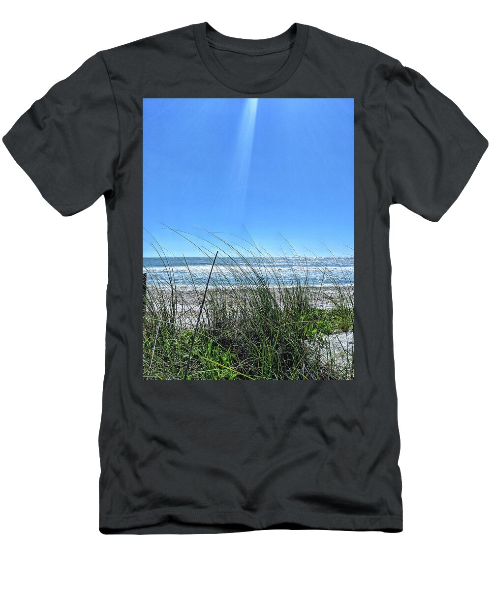 Beach T-Shirt featuring the photograph Gulf Breeze by Portia Olaughlin