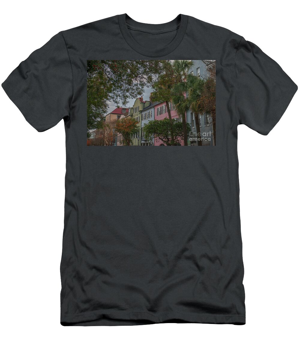 Battery T-Shirt featuring the photograph High Battery in December by Dale Powell