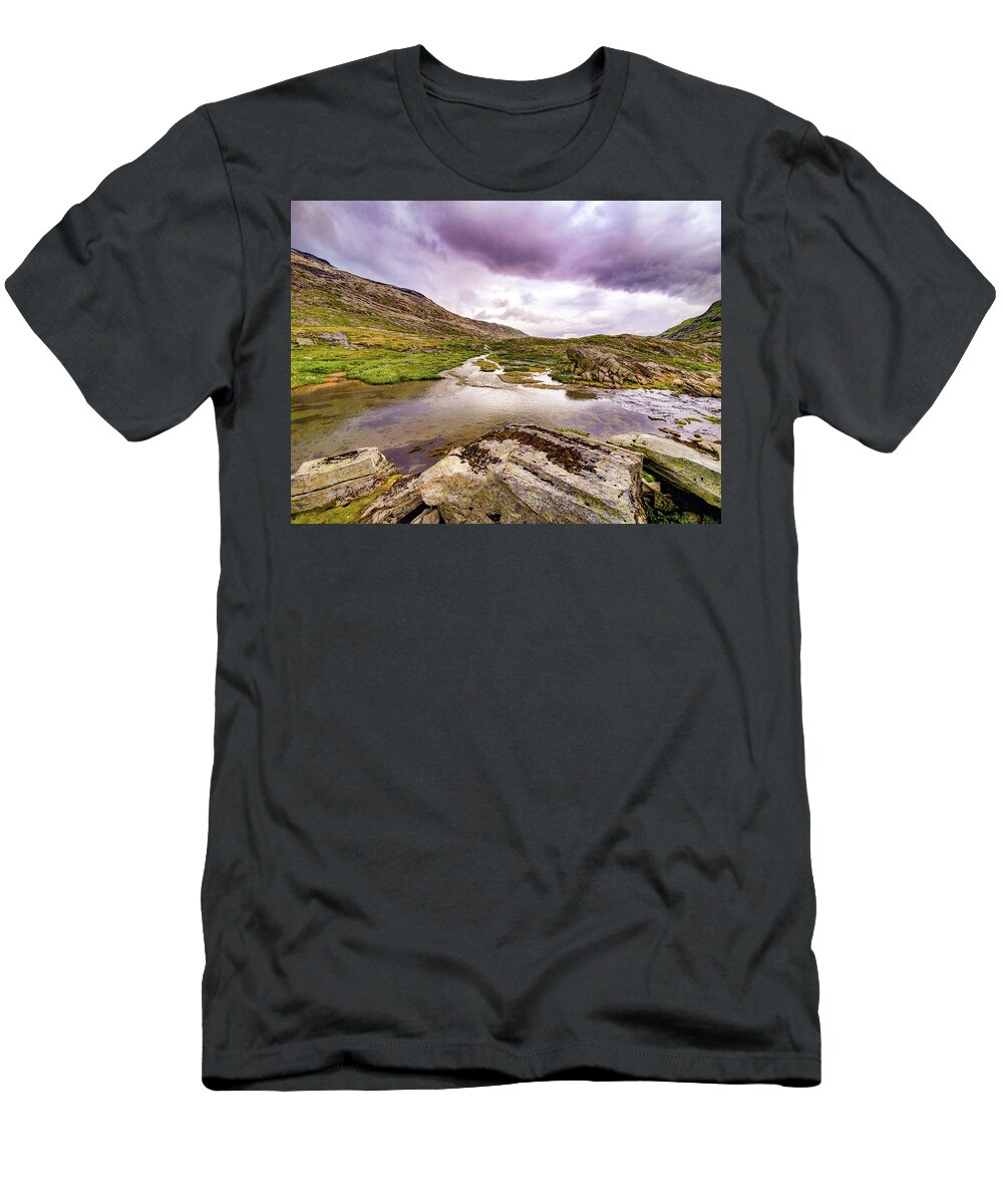  T-Shirt featuring the photograph Highlands by Kate McTavish
