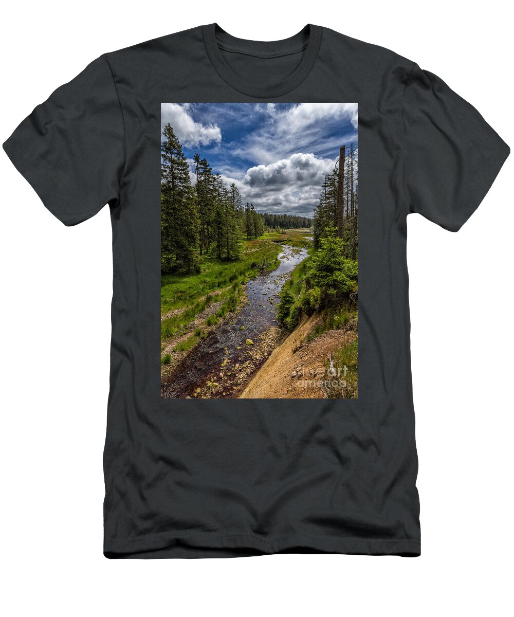 Harz T-Shirt featuring the photograph The Harz National Park #4 by Bernd Laeschke