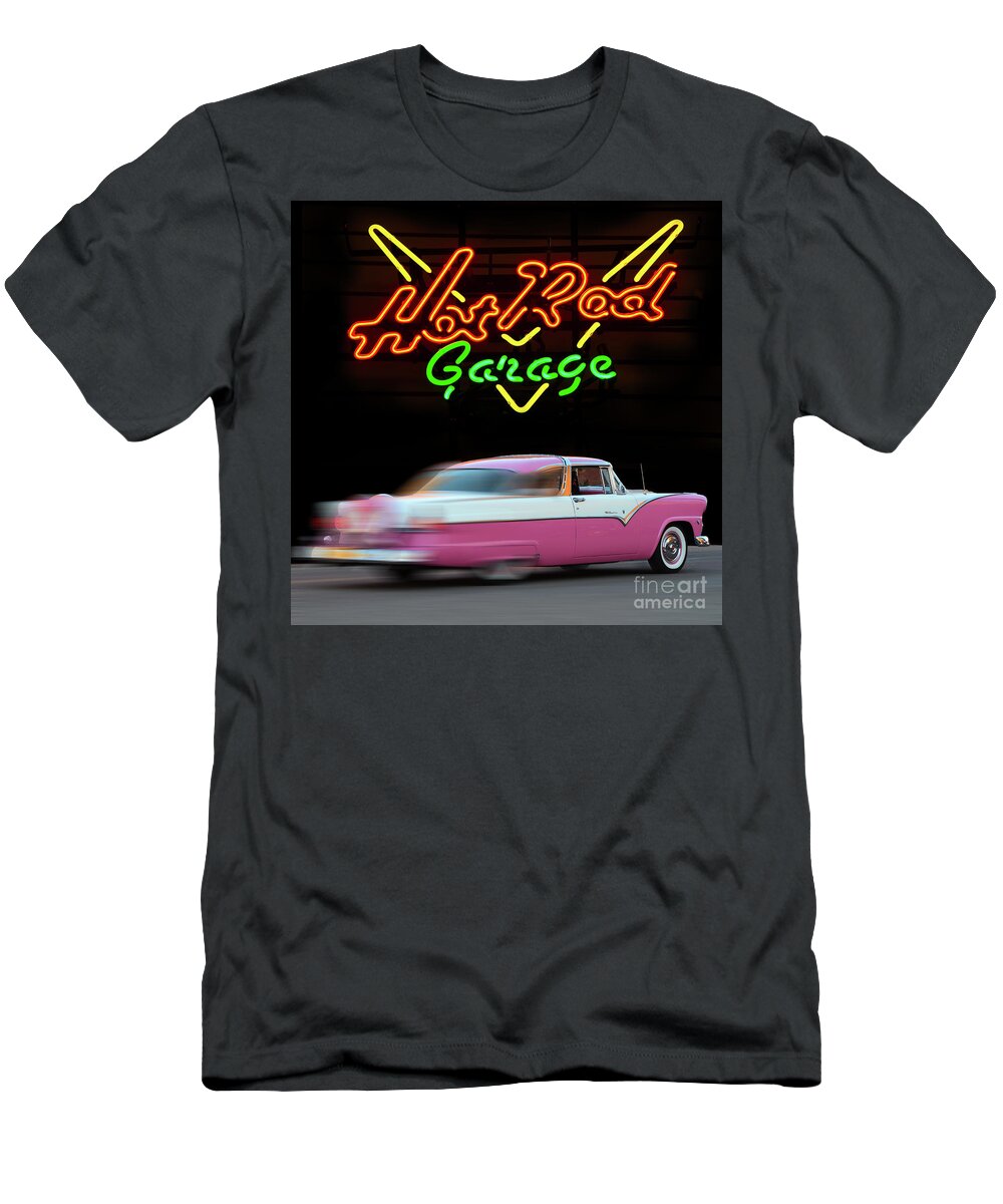 Hot Rod Garage T-Shirt featuring the photograph Hot Rod Garage by Bob Christopher