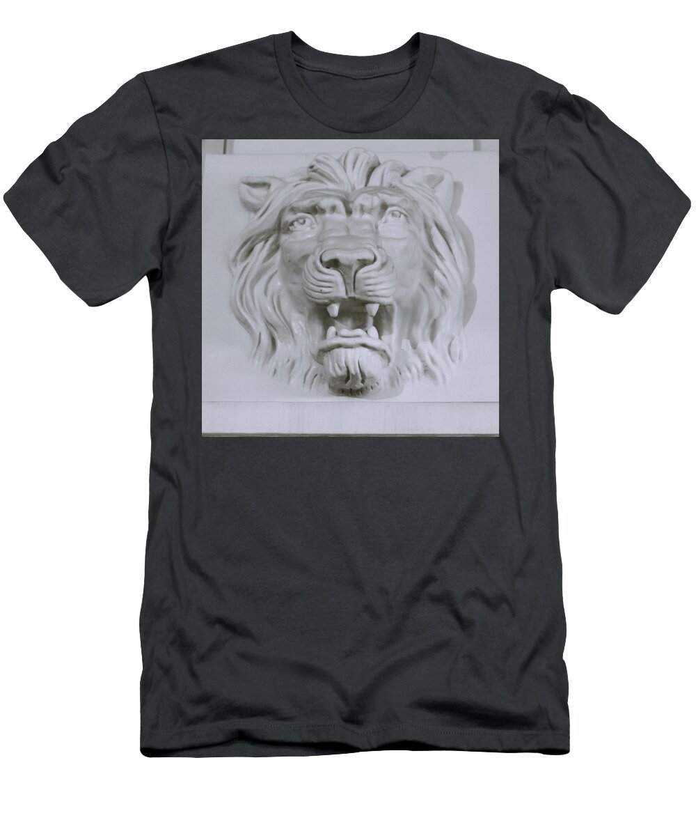 Lion T-Shirt featuring the photograph Immortal Lion by Catherine Avilez