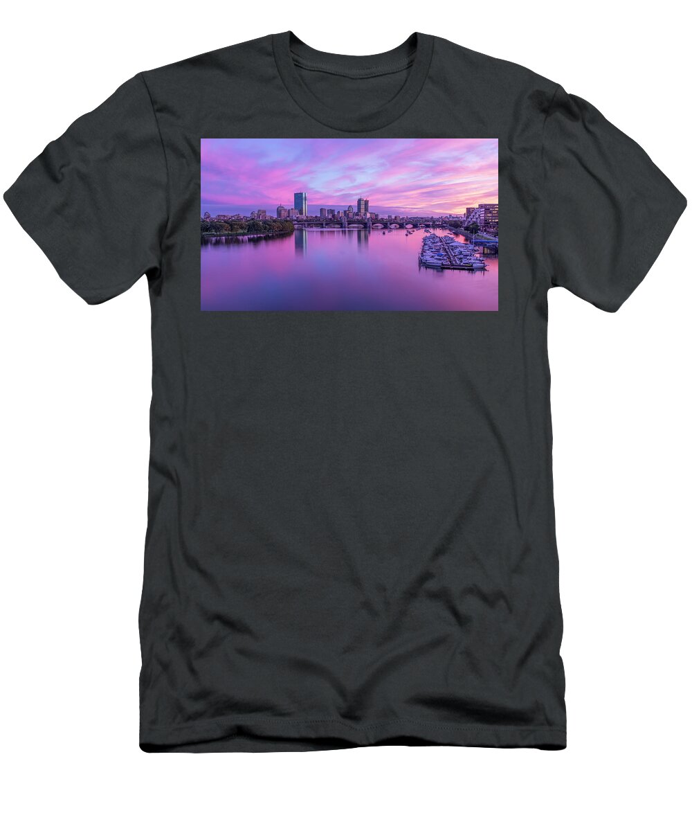 Boston T-Shirt featuring the photograph In The Pink by Rob Davies