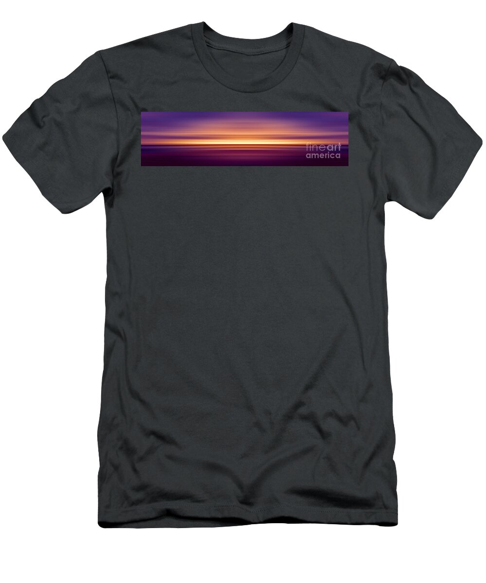India T-Shirt featuring the photograph India Colors - Abstract Wide Sunset 2 by Stefano Senise