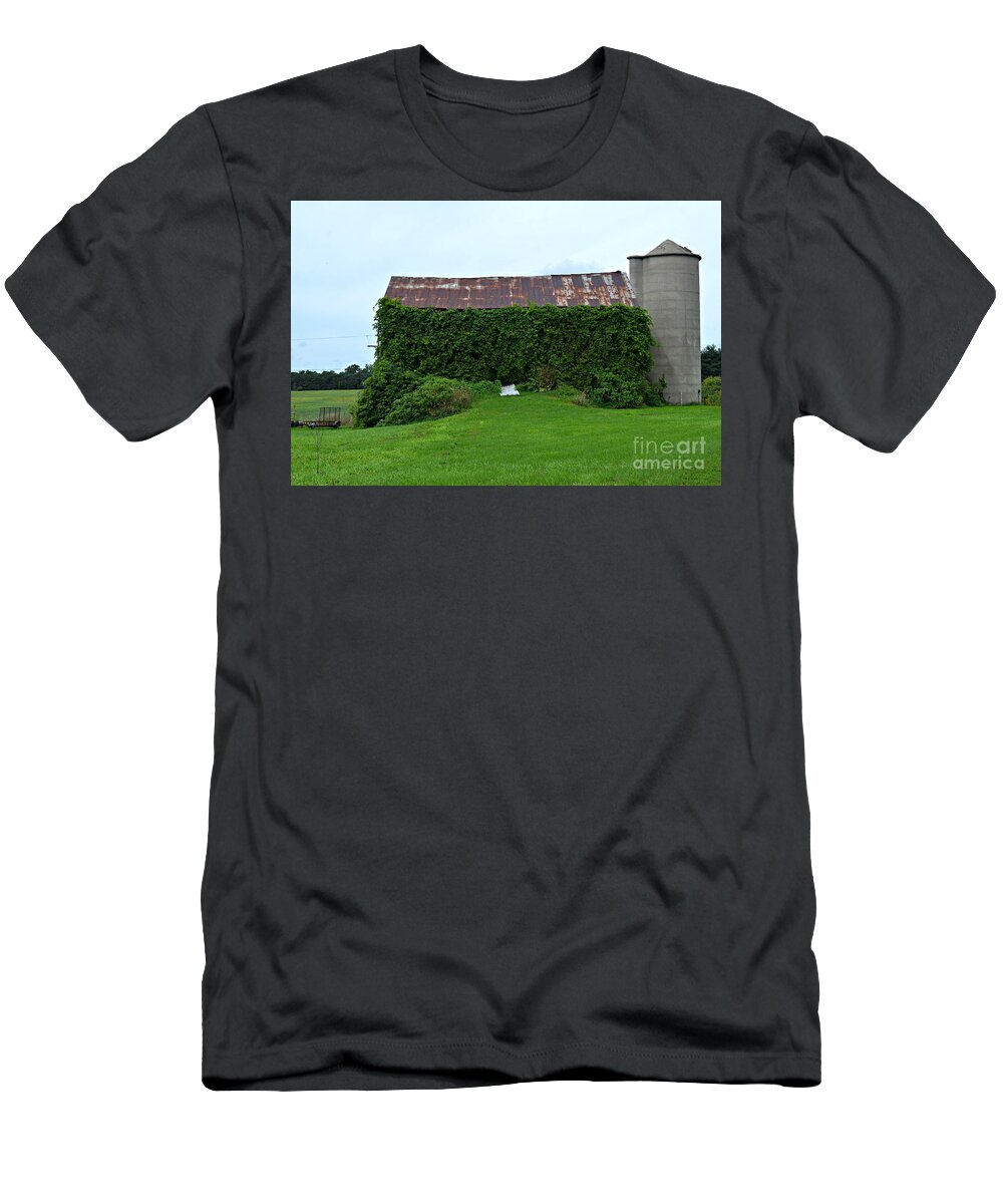 Barn T-Shirt featuring the photograph Ivy Leaguer by Scott Ward